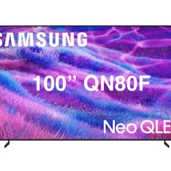 Samsung - 100” Class QN80F Series Neo QLED Mini LED 4K UHD SamsungVision AI Smart Tizen TV