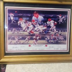 1965 Clev/Colts 12 Authentic Signature Photo 