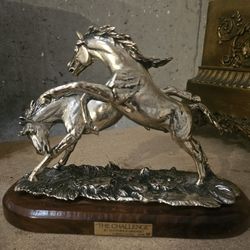 Gunther Granget Numbered Brass Equine Statue 