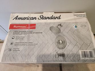 BRAND NEW American Standard Rumson Single Handle Tub and Shower Faucet 1.8 gpm Brushed Nickel