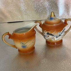 Gorgeous Sugar And Creamer 