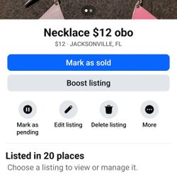 Jewelry Prices Are Beside The Necklace 