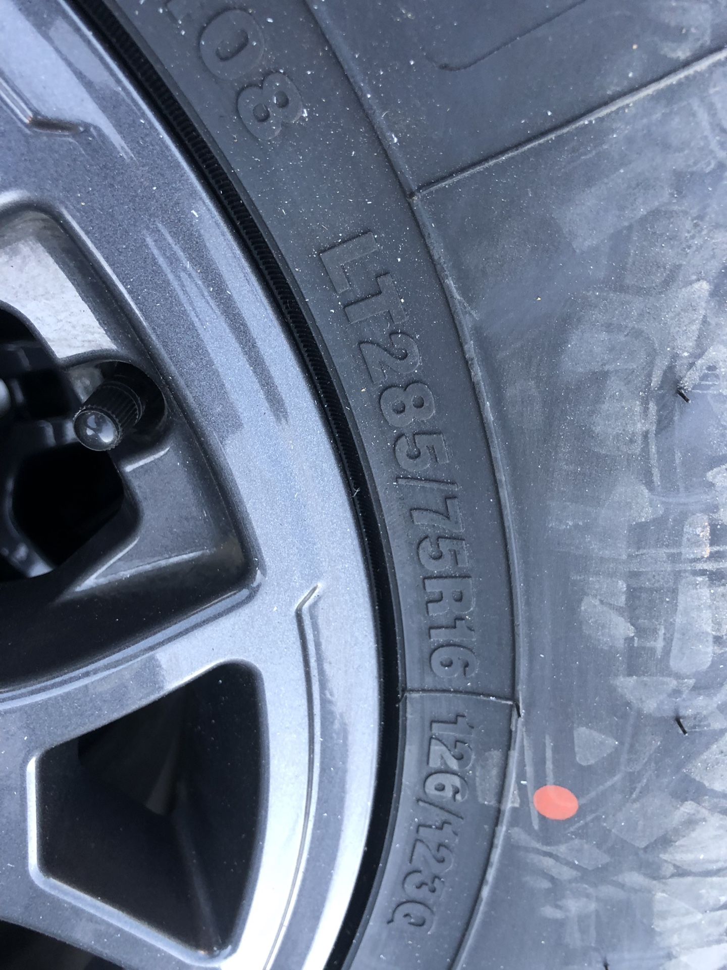 Brand new factory Toyota trd offroad wheels with tires lt285/75/16 for Sale in Long