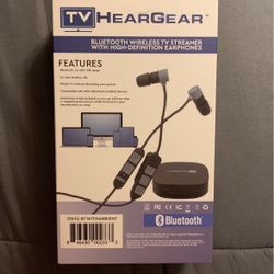 TV HearGear Bluetooth Wireless TV Streaming 