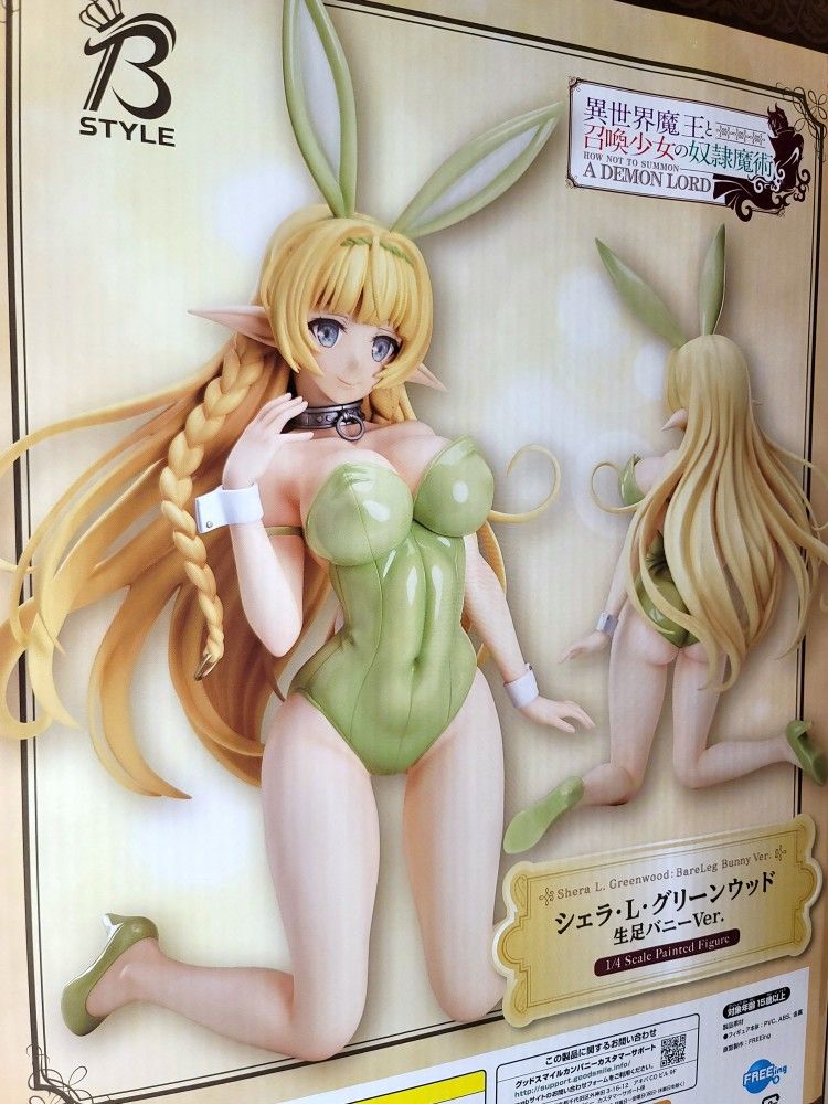 How Not to Summon a Demon Lord B-Style Shera L. Greenwood (Bare Leg Bunny Ver.) 1/4 Scale Anime Figure