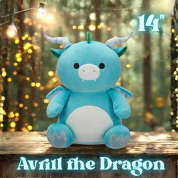 NWT Avrill the Dragon Squeezemallows Squishmallows