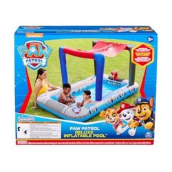 Paw Patrol Deluxe Inflatable Pool SwimWays Paw Patrol Pool Patroller Deluxe Inflatable Pool