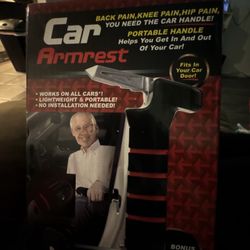 Car Armrest With Window Breaker And Seatbelt Cutter