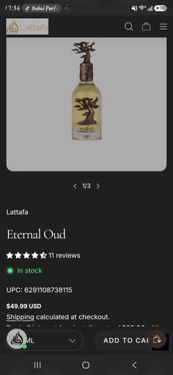 Lattafa Eternal Oud Perfume Brand new in box