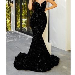Portia and Scarlett 21208 Black Prom Dress