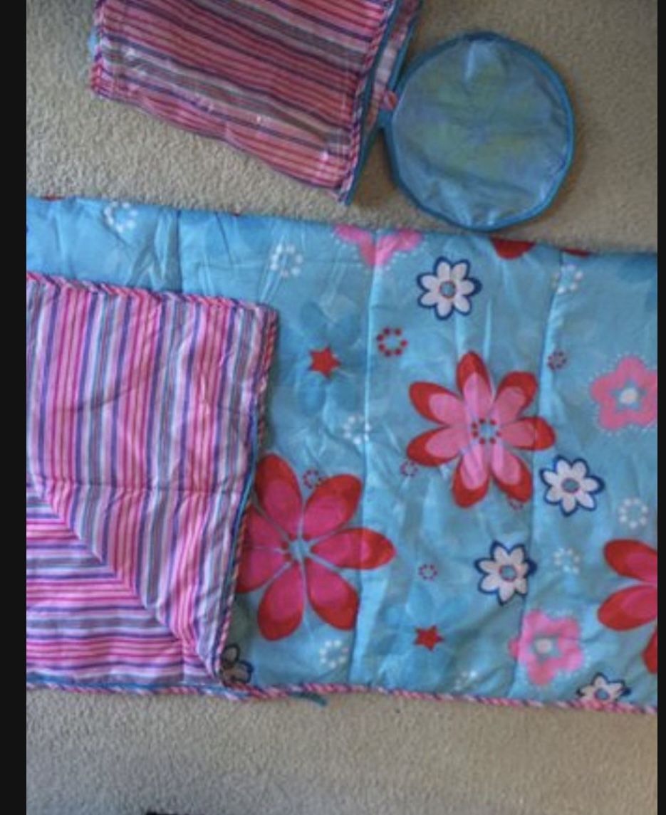 Kids Barbie Sleeping Bag