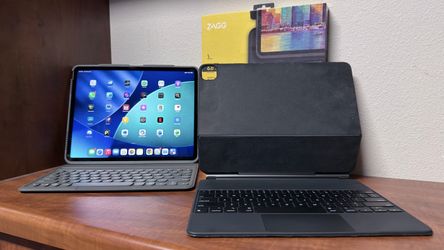 iPad Pro 12.9 5th Generation 5G Cellular 512GB Magic Keyboard and Zagg Keyboard