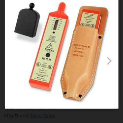 Telco Sales Foreign Voltage Detector With Carrying Pouch, Conductive Cap and 40’ Ground Cord