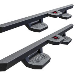 Double/Crew Cab Running Boards Side Steps Compatible With 2005-2023 Toyota Tacoma Double/Crew Cab 4 Full Doors