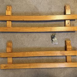 Wooden Bed Rails - For Both Regular Beds And Bunk Beds