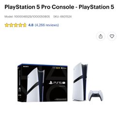 PS5 Pro Console 