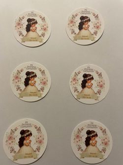 Tarjetas/calcomanías para recuerdos