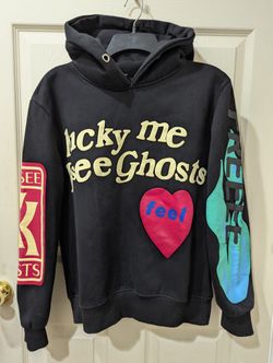 Lucky Me I See Ghosts Hoodie Kanye West Kid Cudi Size M