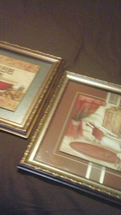 2 set bathroom pictures