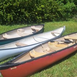 3 Nice Canoes (read Description)