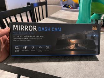 Brand New 4K Mirror Dash Cam – Factory Sealed