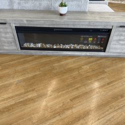 92 Inch Tv Stand With Fireplace