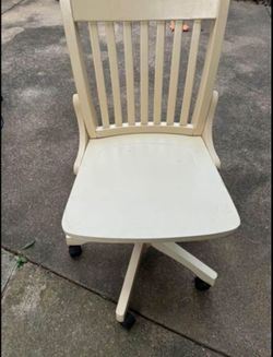 Antique wooden swivel chairs - $50 (Ventura)