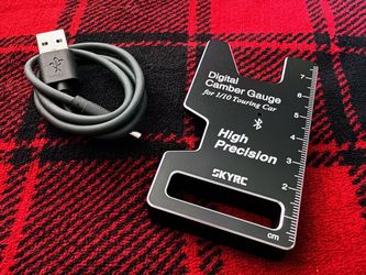SkyRC App-Controlled Digital Bluetooth Camber Gauge for 1/10