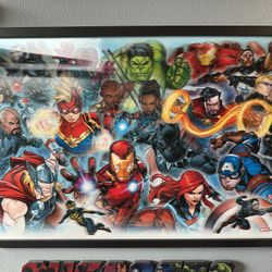 Marvel Avengers Holographic Poster