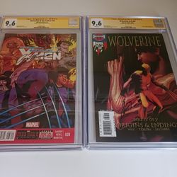 2- CGC 9.6 Wolverine Comics signed By ROY THOMAS
