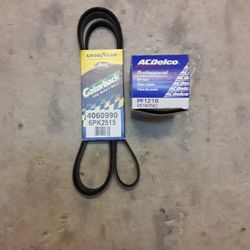 Belt and Oil Filter