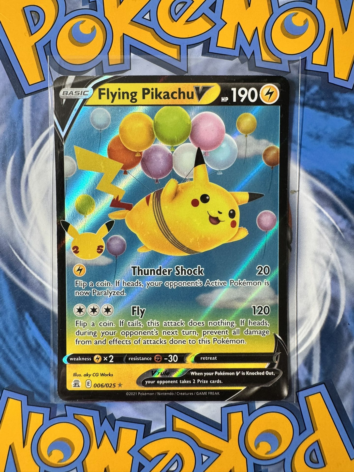 NM Flying Pikachu - Celebrations