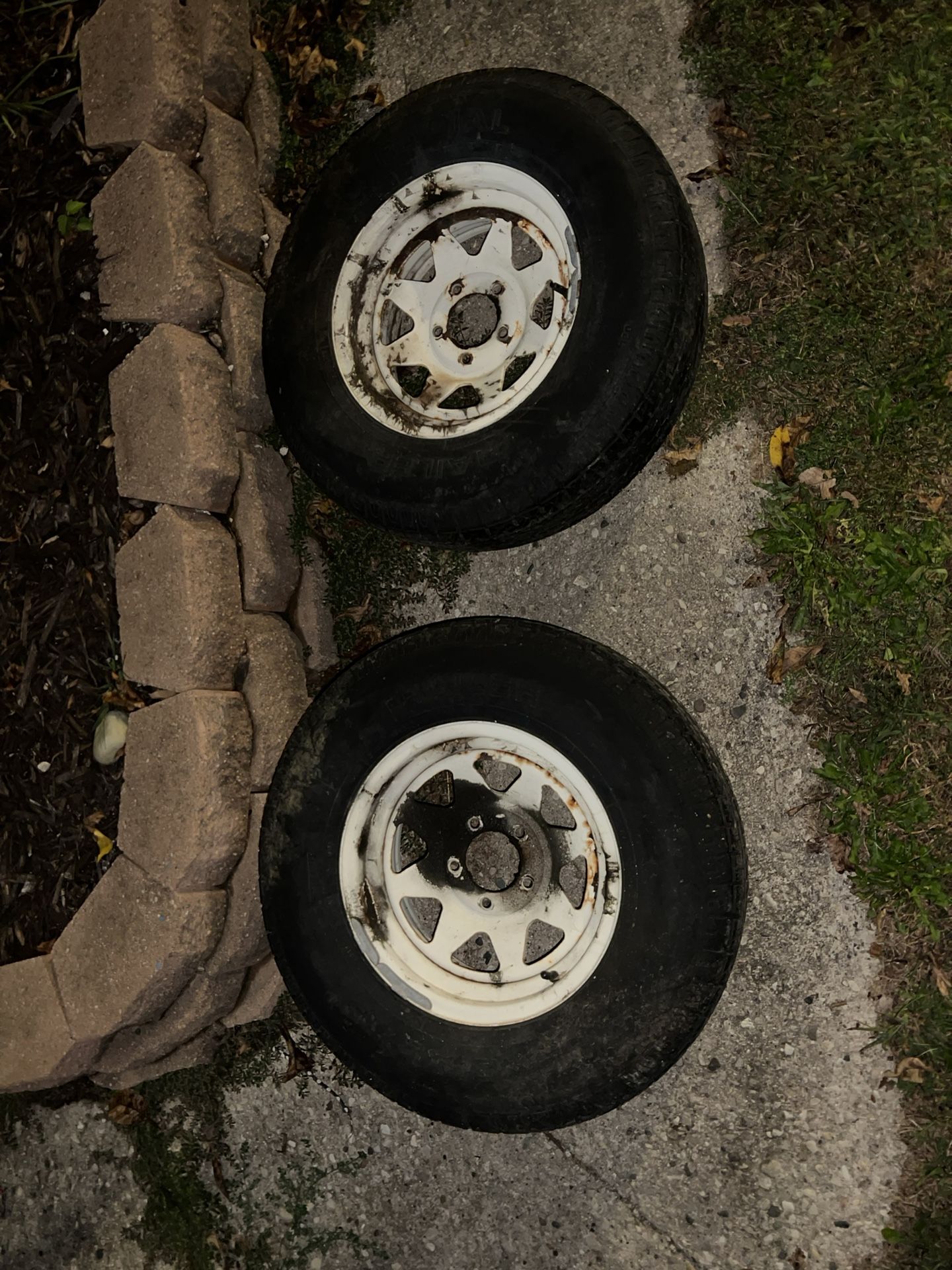 75r14 trailer rims and tires