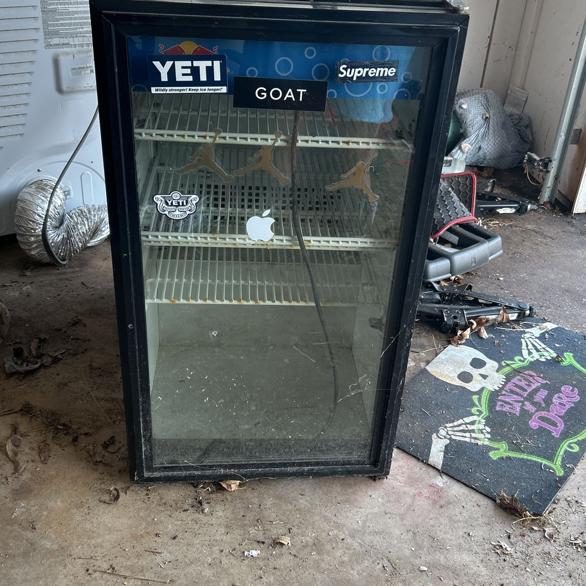 Red Bull Mini Fridge From Grocery Store