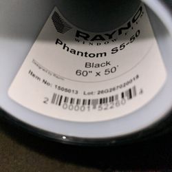 Rayno Phantom S5-50 Nano Ceramic Tint — 60” x 50’ Windshield Roll