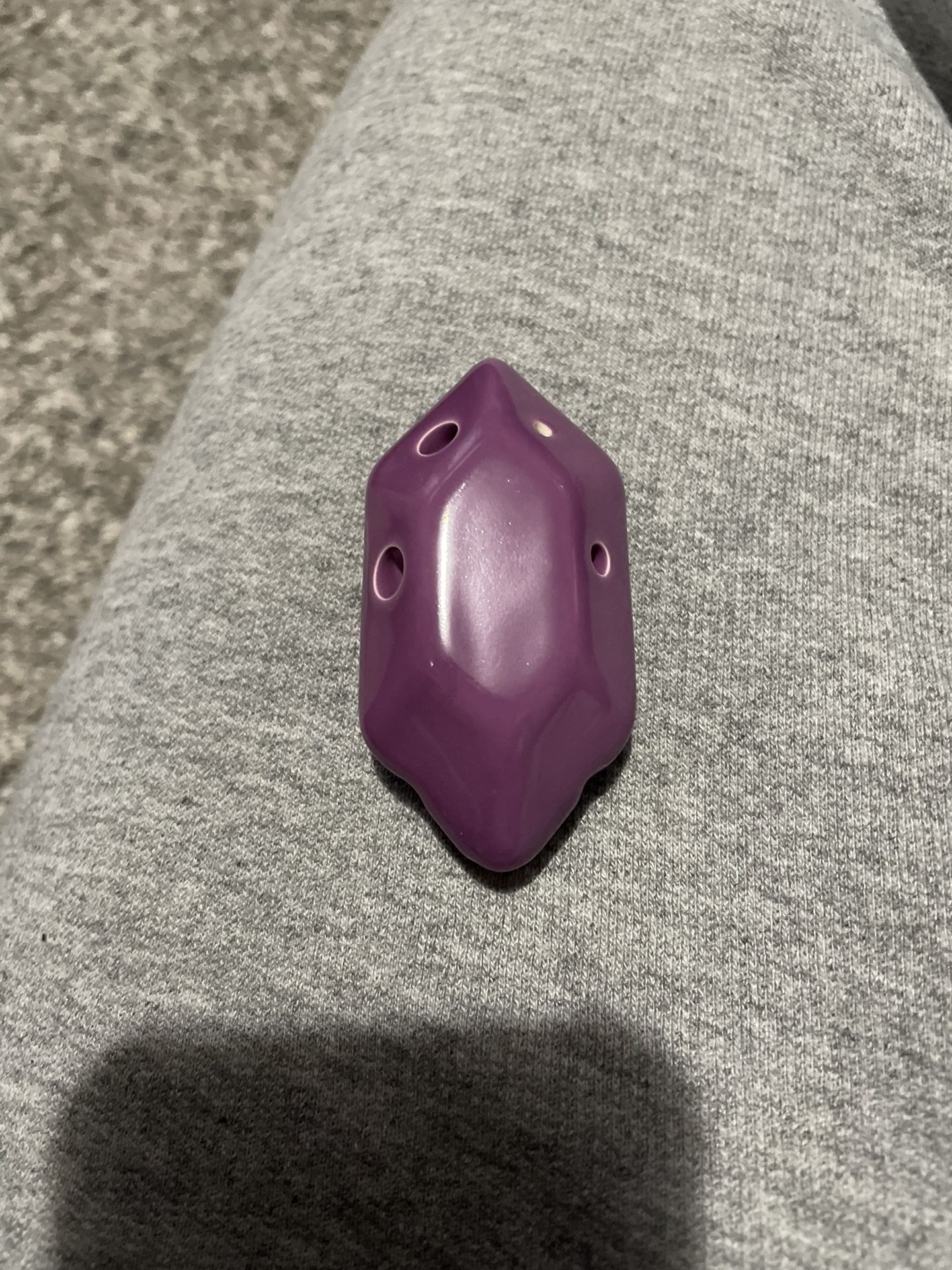 Functional Ocarina Legend of Zelda Purple Rupee