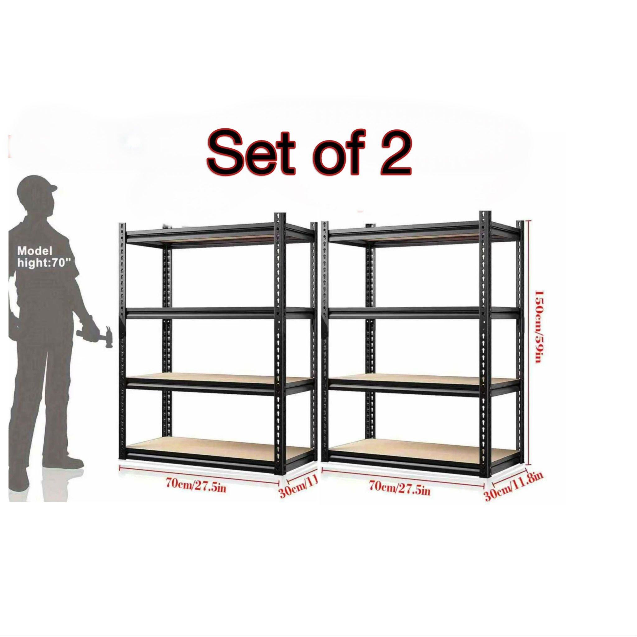 4–Tier Garage Storage Shelf