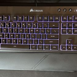 Corsair K55 RGB Keyboard Dust and Water Resistant