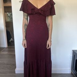 Beautiful Maroon Dress