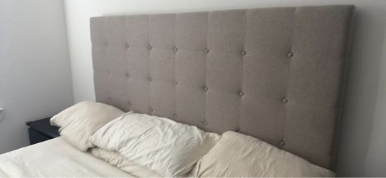 King Size Upholstered Bed Frame – Moving Sale