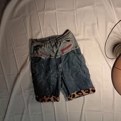Angelic Vault Reworked Cheetah Shorts 