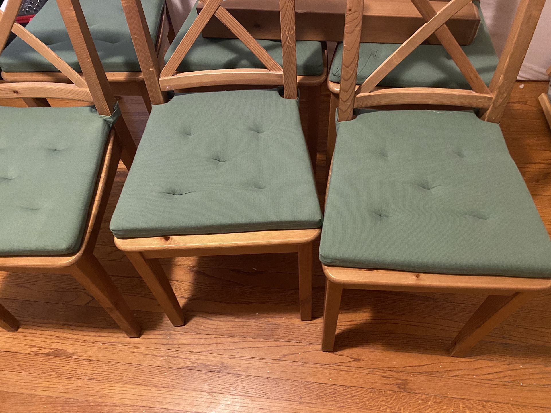 6 IKEA Chair Pads Good Condition 