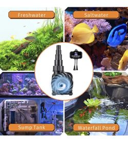 Controllable Submersible and External Water Pump, Variable Frequency Return Pump with Controller for Marine Freshwater water