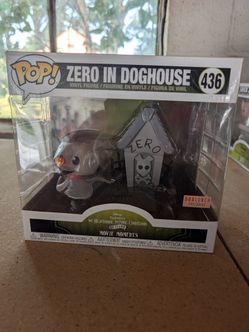 Funko Pop Movie Moments ZERO IN DOGHOUSE #436 Boxlunch Exclusive NEW