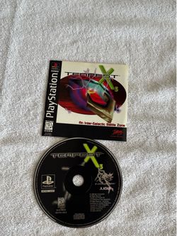 Sony PlayStation 1 Tempest X3 An Intergalactic Battle Zone game