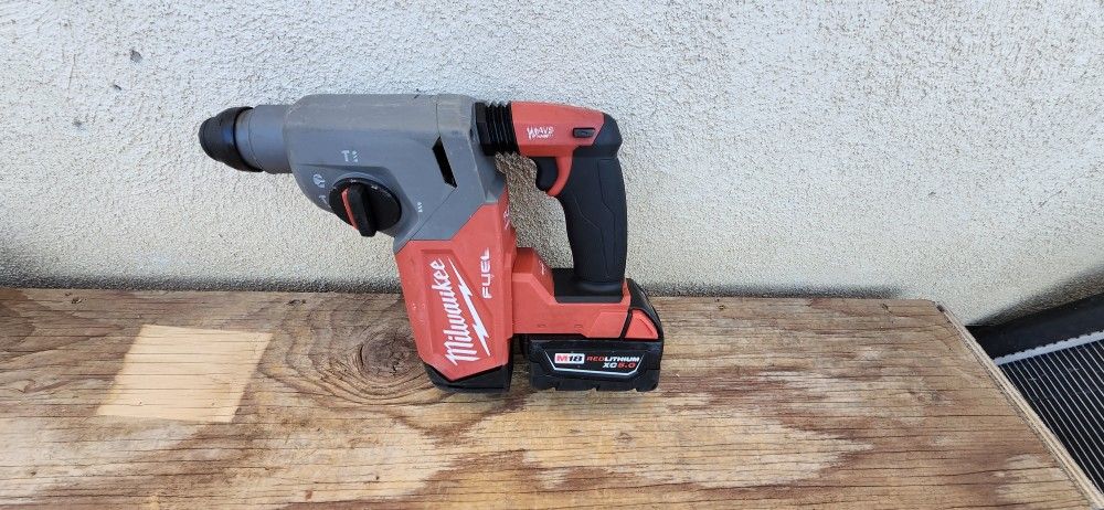 Milwaukee Rotary Hammer Auto Stop Tool Battery 5ah