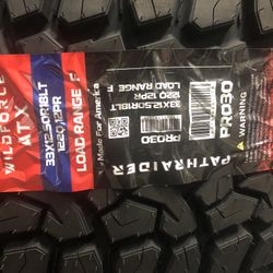 Brand New Tires (1) Pathraider Wildforce ATX (33x12.50R18) (Single) ($166)