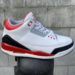 2007 Jordan 3 Retro Fire Red 