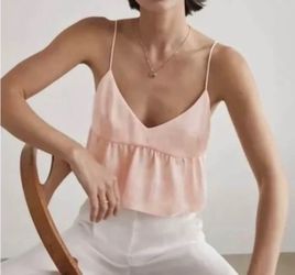 Aritzia Wilfred Lover Satin Camisole Size L