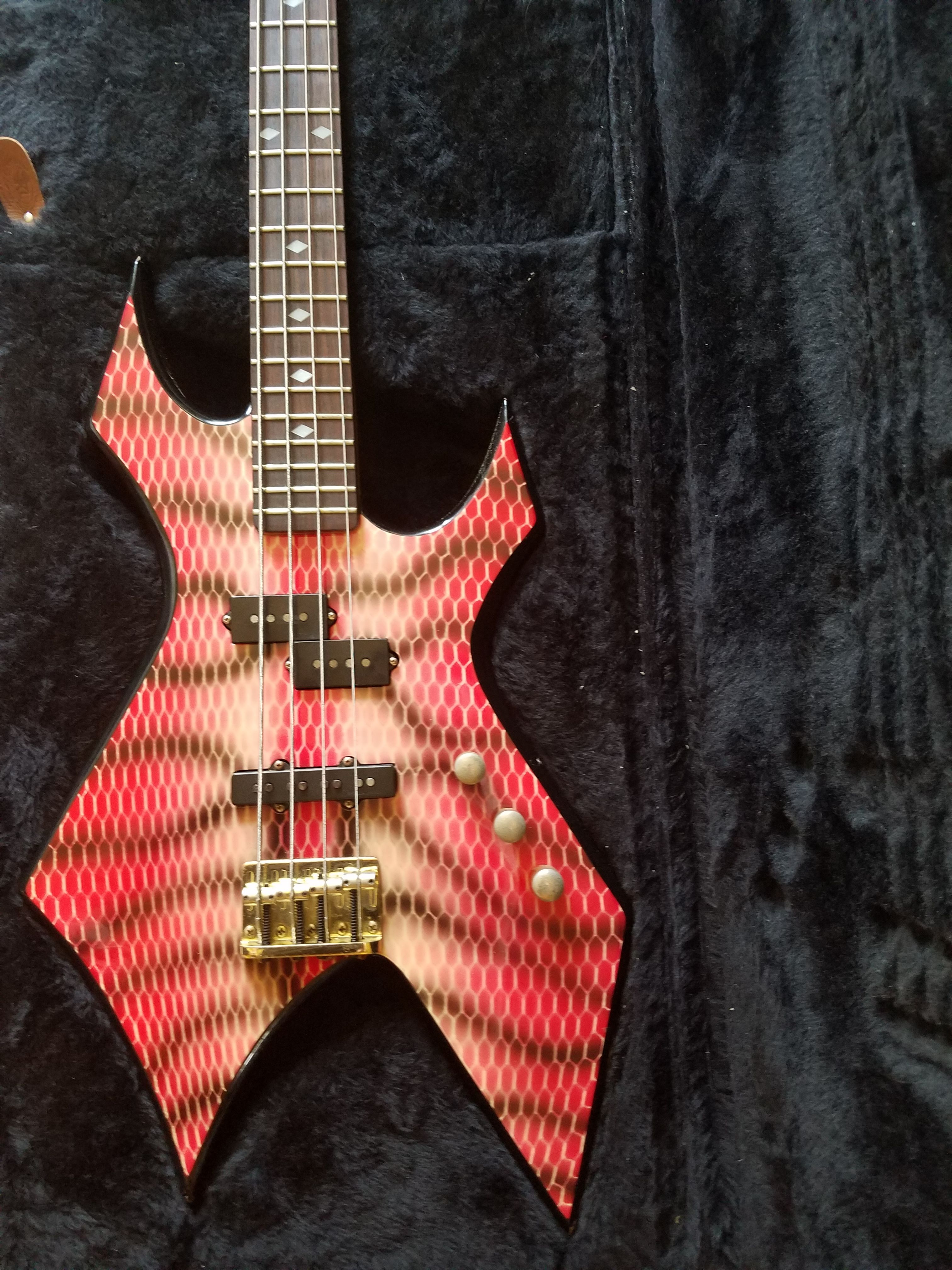 1989 Snakeskin BC Rich Warlock Bass for Sale in New Orleans